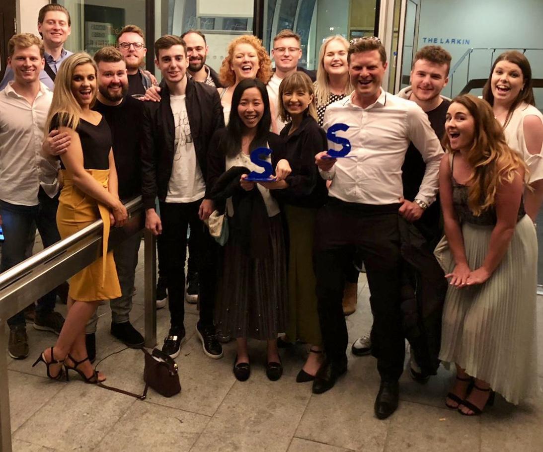 The Leading Social team on an awards night